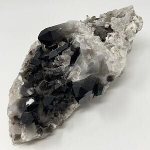 Smoky Black Quartz Cluster Ron Coleman Mine 2lb Natural Crystal Specimen Rock
